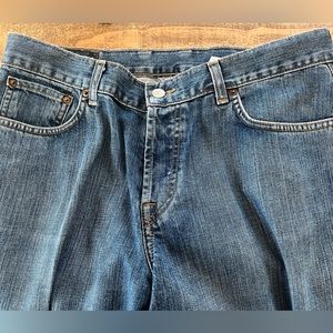 Lucky brand jeans button fly women’s size 12 blue Boot cut jeans